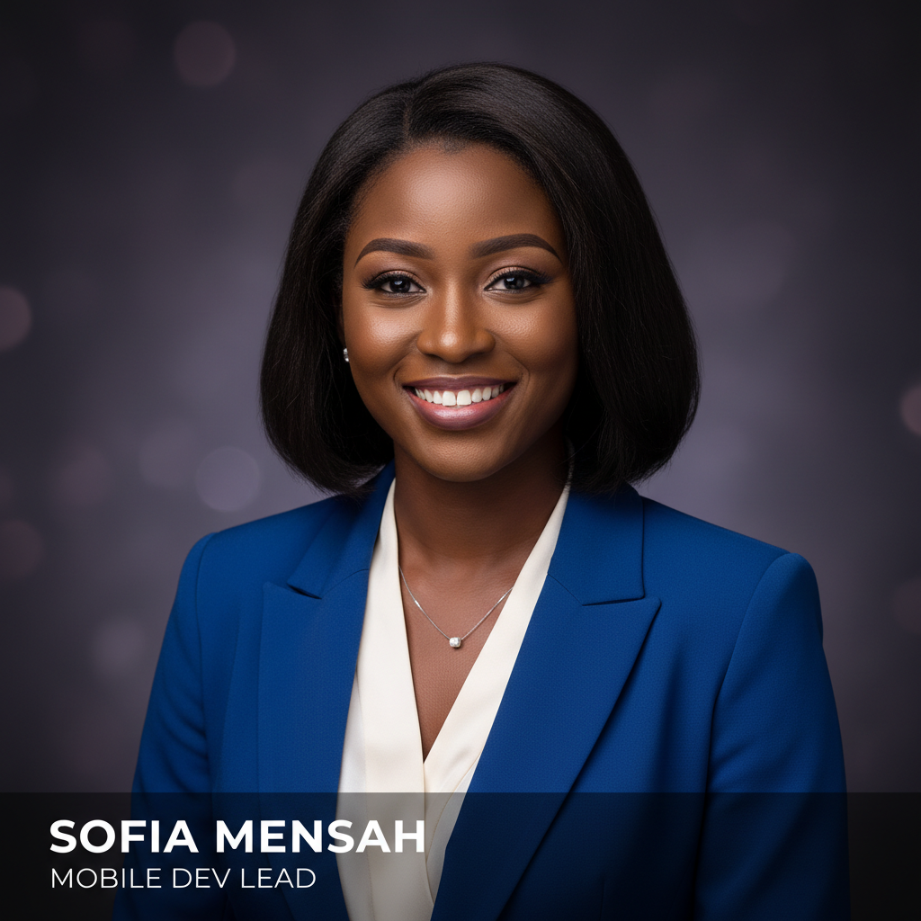 Sofia Mensah - Mobile Dev Lead at NgayoBusiness